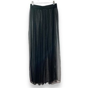 J & W Mesh Tuille Maxi Skirt